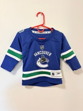 Kids Infant Baby Vancouver Canucks Jersey NHL Hockey Size 12-24 months